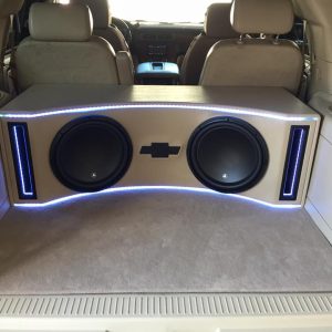 Chevy Tahoe Subwoofer Box Installation with JL Audio Amplifiers ...