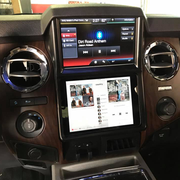 2014 Ford F250 iPad Dash Installation In Melbourne FL - Explicit Customs