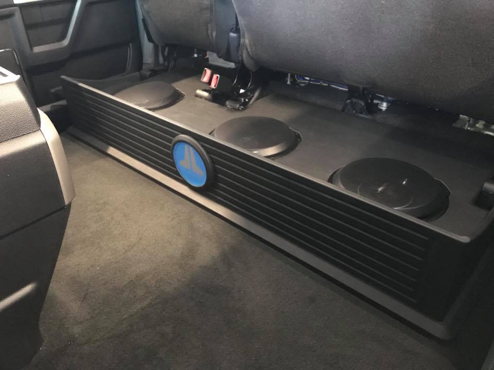 Ford F-250 Under Rear Seat Subwoofer 